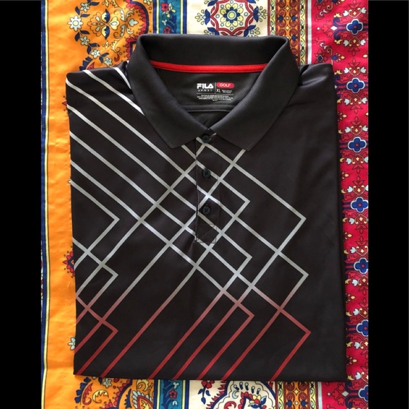 Fila Sport Golf Mens Shirtsoft Wicking 